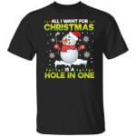 one hole tee 1, Black, Unisex T-Shirt one hole tee 1, Black, Unisex T-Shirt