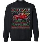 4BN uu tien. Jingle Joe Biden, Black, Sweatshirt 4BN uu tien. Jingle Joe Biden, Black, Sweatshirt