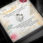 From Mom To My Daughter Mother And Daughter Our Hearts As One Forever Love Heart Pendant Necklace From Mom To My Daughter Mother And Daughter Our Hearts As One Forever Love Heart Pendant Necklace