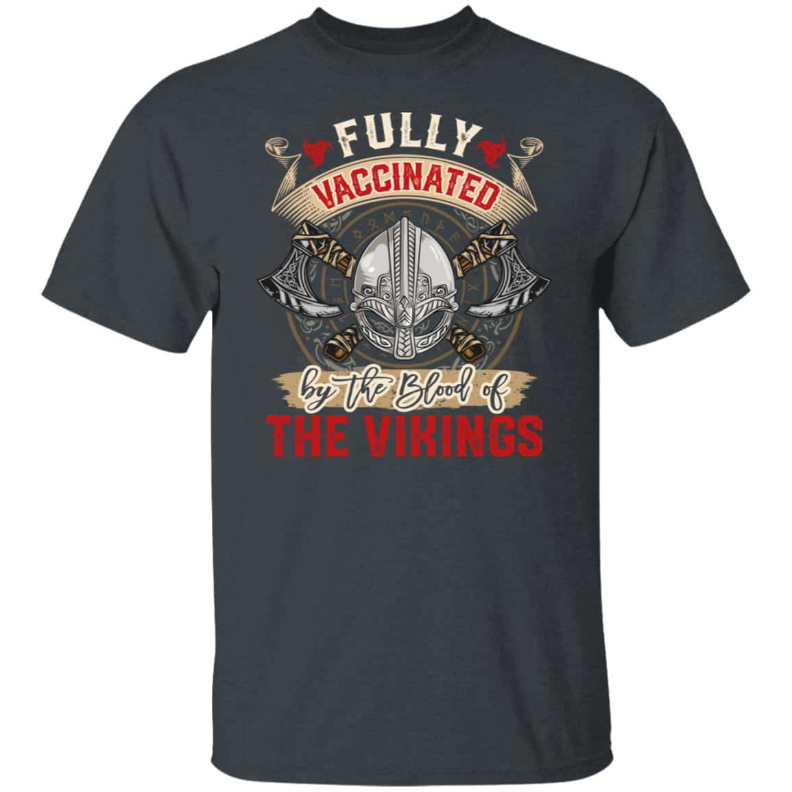 1. Blood of The Vikings (6), Dark Heather, Unisex T-Shirt