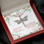 You'll Be Missed A Dragonfly Represents Courage Success And Hope Dragonfly Necklace - Leaving Job Gift for Coworker