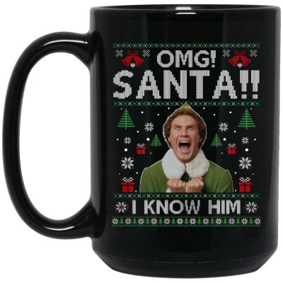 15 oz. Black Mug