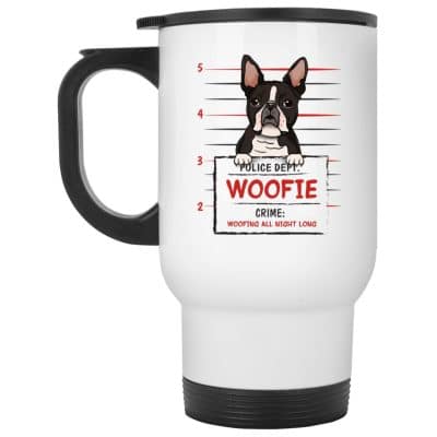 14 oz. White Travel Mug