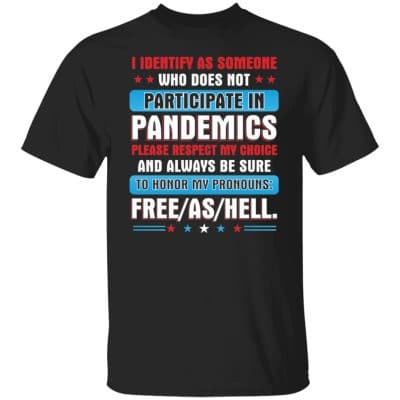 4VT. I Identify As Someone, Black, Unisex T-Shirt