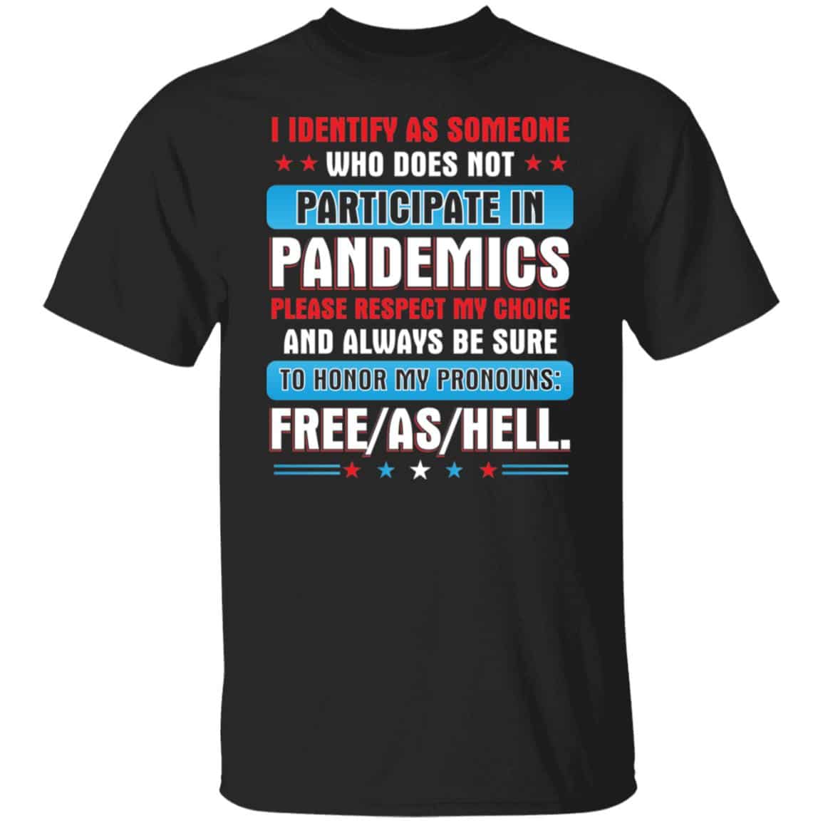 4VT. I Identify As Someone, Black, Unisex T-Shirt