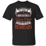 1VT. Redhead And Then God Said, Black, Unisex T-Shirt