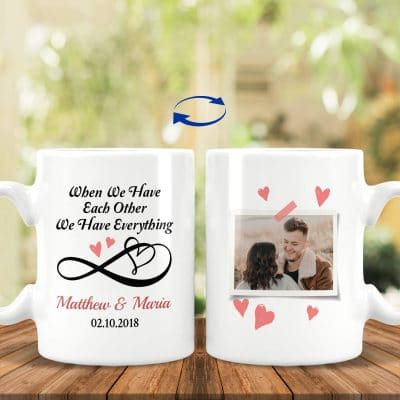 15 oz. White Mug