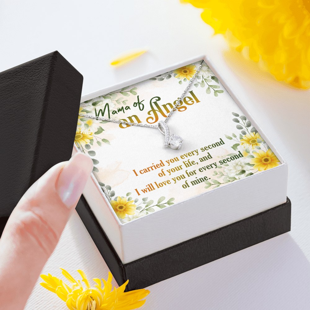 Mama Of An Angel Miscarriage Memorial Alluring Beauty Necklace - Stillborn Bereavement Remembrance Jewelry