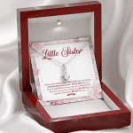 Little Sister Always Remember You Are Braver Than You Believe Stronger Than You Seem Alluring Beauty Necklace