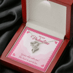 To My Valentine Grow Old With Me The Best Is Yet To Be Double Hearts Pendant Necklace To My Valentine Grow Old With Me The Best Is Yet To Be Double Hearts Pendant Necklace