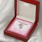 To My Valentine Grow Old With Me The Best Is Yet To Be Double Hearts Pendant Necklace To My Valentine Grow Old With Me The Best Is Yet To Be Double Hearts Pendant Necklace