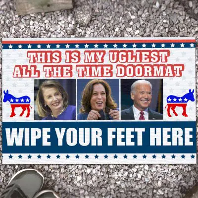 This Is My Ugliest All The Time Doormat Wipe Your Feet Here Funny Biden Kamala Nancy Outdoor Indoor House Doormat