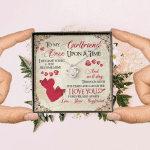 To My Girlfriend Once Upon A Time I Became Yours and You Became Mine Love You Forever Love Knot Pendant Necklace