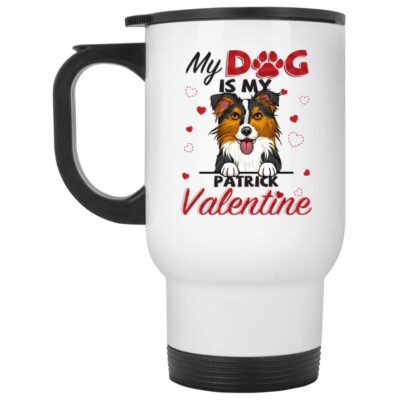 14 oz. White Travel Mug