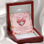 To My Future Wife I Was A Little Too Late To Be Your First Love Knot Necklace - Valentines Necklace Gifts