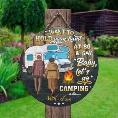 Wooden Door Sign