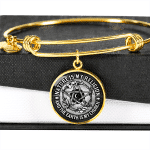 Nature Is My Religion And The Earth Is My Church Witch Wiccan Pentacle Luxury Circle Pendant Necklace - Bangle