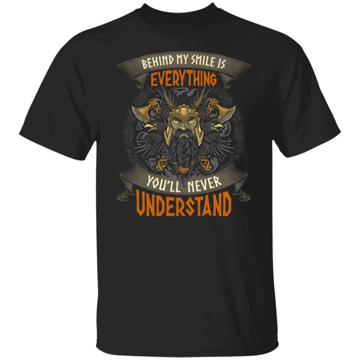 2VT. Behind My Smile Is Everything, Black, Unisex T-Shirt 2VT. Behind My Smile Is Everything, Black, Unisex T-Shirt