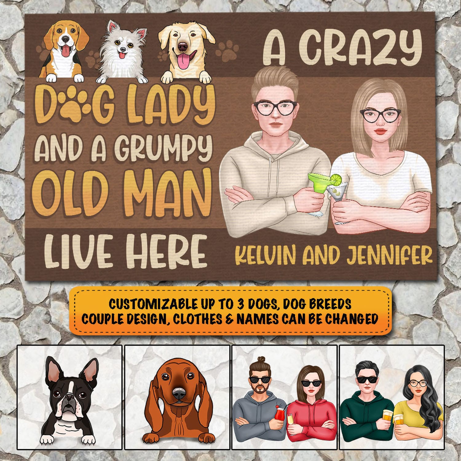 1O. Dog Lady Mockup 3