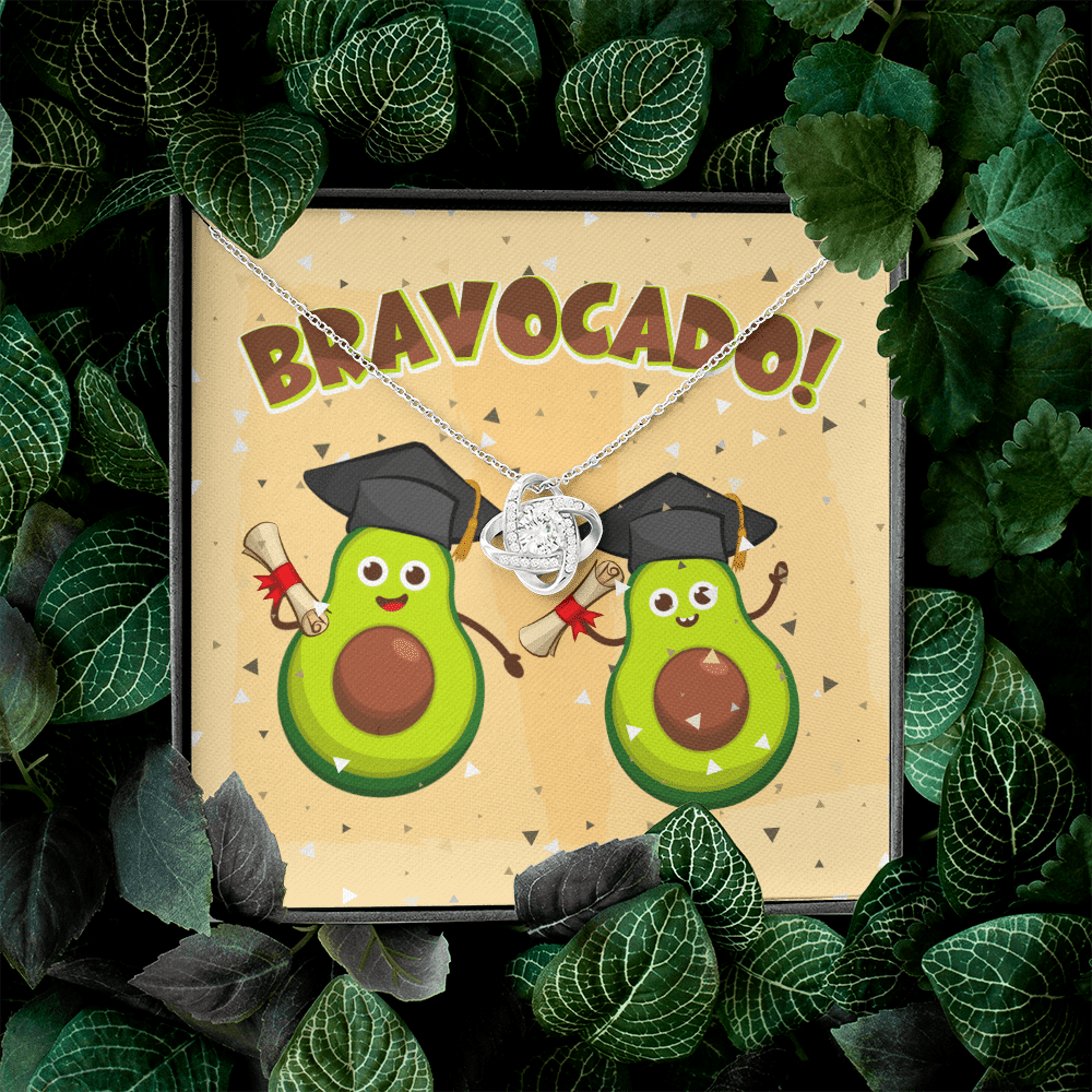 Bravocado Avocado Graduation Graduate Love Knot Necklace - College High School Graduation Jewelry Gifts Bravocado Avocado Graduation Graduate Love Knot Necklace - College High School Graduation Jewelry Gifts