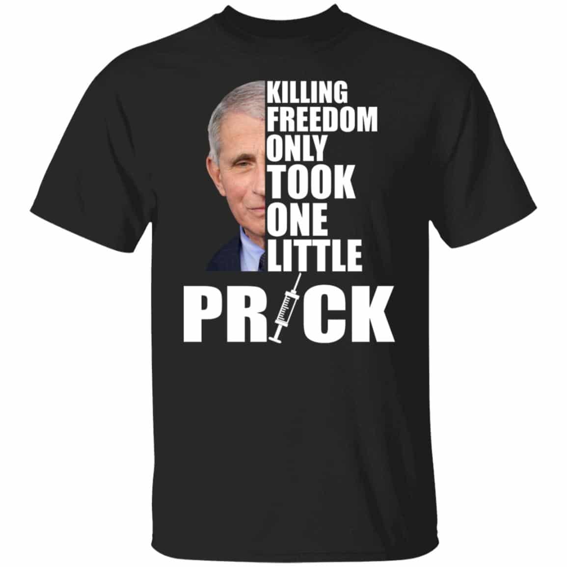 prick tee, Black, Unisex T-Shirt