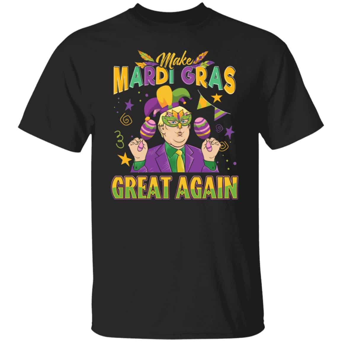 mardi 1, Black, Unisex T-Shirt