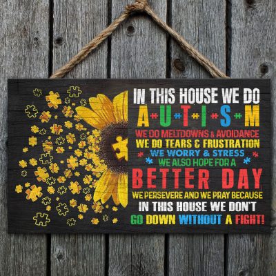 Wooden Door Sign