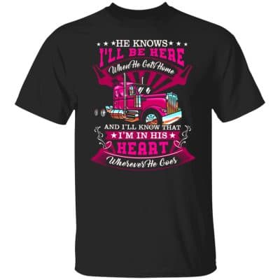 heart 2, Black, Unisex T-Shirt