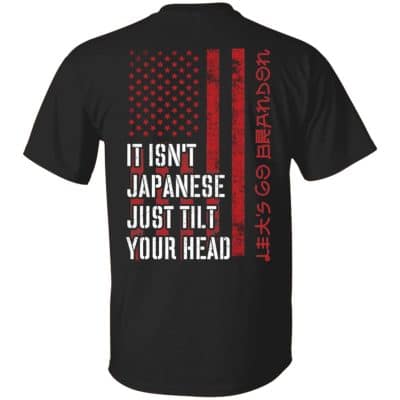 Tilt Your Head 3, Black, Unisex T-Shirt
