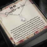 To My Daughter-In-Law We Both Love The Same Man Alluring Necklace From Mom - Birthday Gift To Daughter