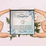 To My Daughter I Wish You The Strength To Face All Challenges Love Knot Necklace - Daughter Gift Love Message Card