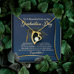 To A Beautiful Girl On Her Graduation Day She Believe Forever Heart Pendant Necklace