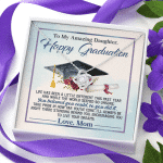 To My Amazing Daughter Happy Graduation Life Has Been A Little Different Love Knot Necklace