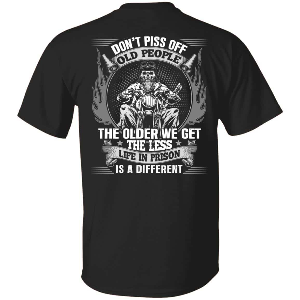 old, Black, Unisex T-Shirt