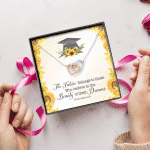The Future Belongs To Those Who Believe Senior Graduation Interlocking Heart Necklace The Future Belongs To Those Who Believe Senior Graduation Interlocking Heart Necklace