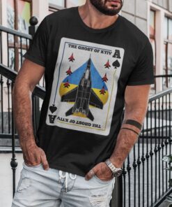 Alternative view of Ghost of Kyiv - Warship Hero Ukraine T-shirt