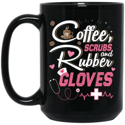 15 oz. Black Mug
