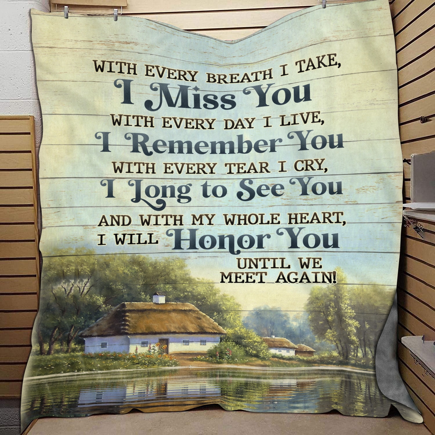 3. We Meet Again Blanket Blanket Mockup 9
