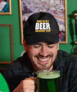 Alternative view of This Is My Beer Drinkin' Hat Funny Beer Twill Cap - Beer Lover High-Profile Snapback Hat