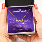 To My Beautiful Soulmate Meeting You Was Fate Love You Forever and Always Scripted Love Necklace - Birthday Gift
