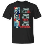 lie 1, Black, Unisex T-Shirt
