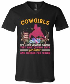 cow 1, Black, V-Neck T-Shirt