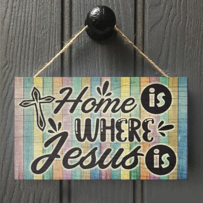 Wooden Door Sign