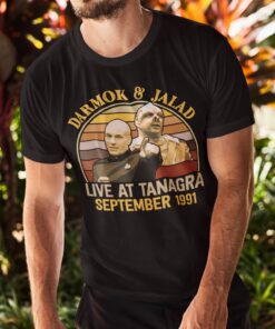 Alternative view of Darmok and Jalad Live at Tanagra September 1991 Vintage Retro T-Shirt