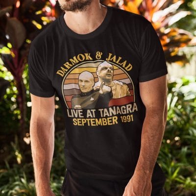 Alternative view of Darmok and Jalad Live at Tanagra September 1991 Vintage Retro T-Shirt