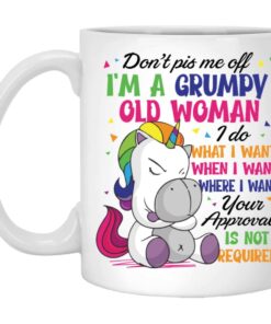 unicorn mug, White, 11 oz. White Mug