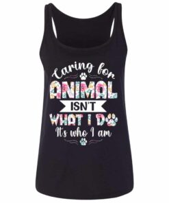 animal tank 1, Black, Ladies Tank Top