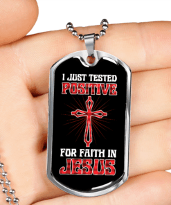 graphic dog tag