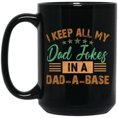 15 oz. Black Mug