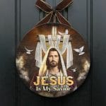1. Jesus Is My Savior Door Sign (3) Door Sign Mockup 1